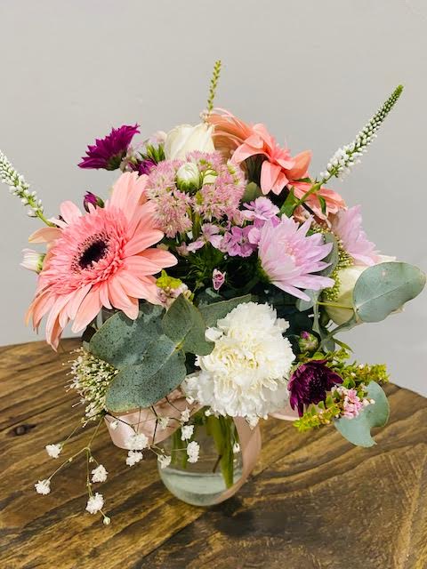 Small Vintage Flower Jar